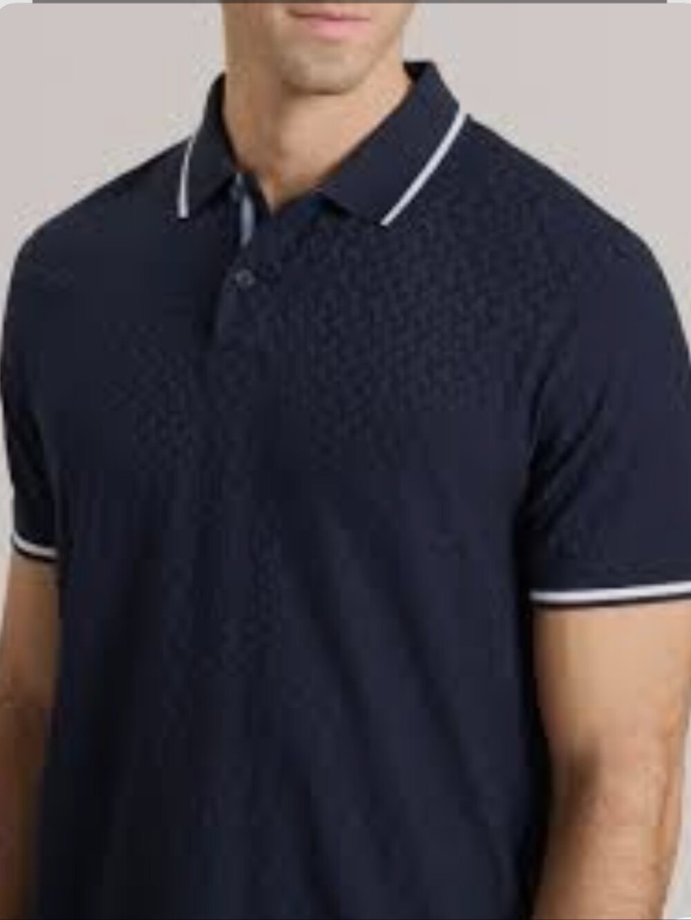 Ted Baker London Mens Textured Diamond Knit